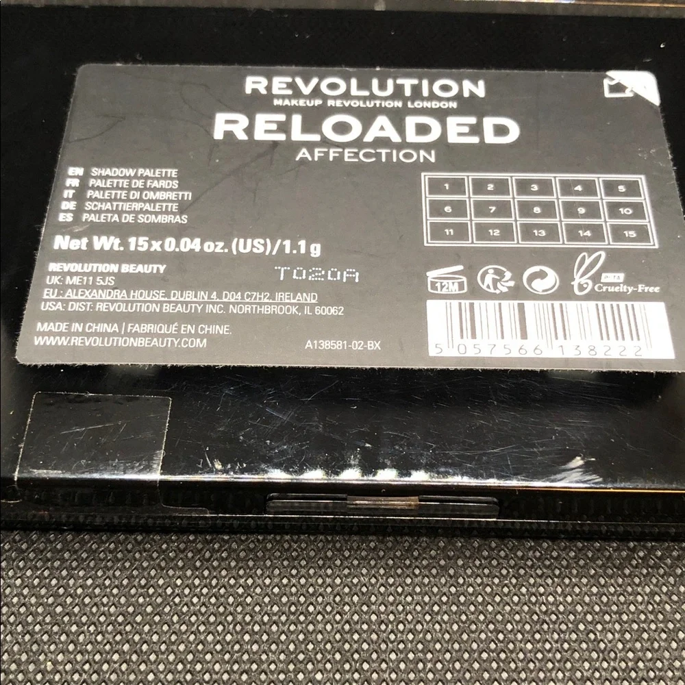 Makeup Revolution reloaded affection palette NEW
